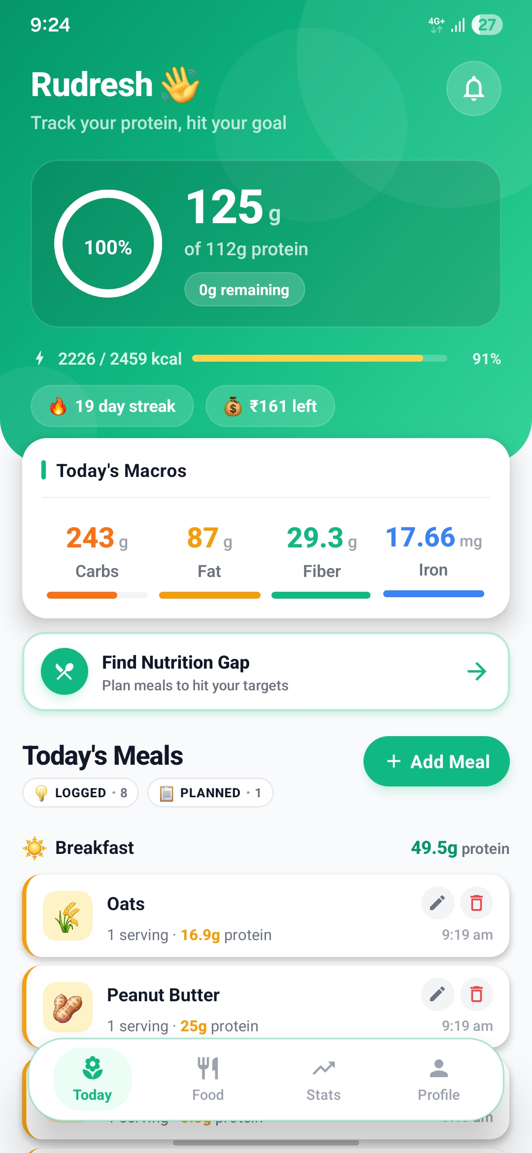 FitKharcha Dashboard